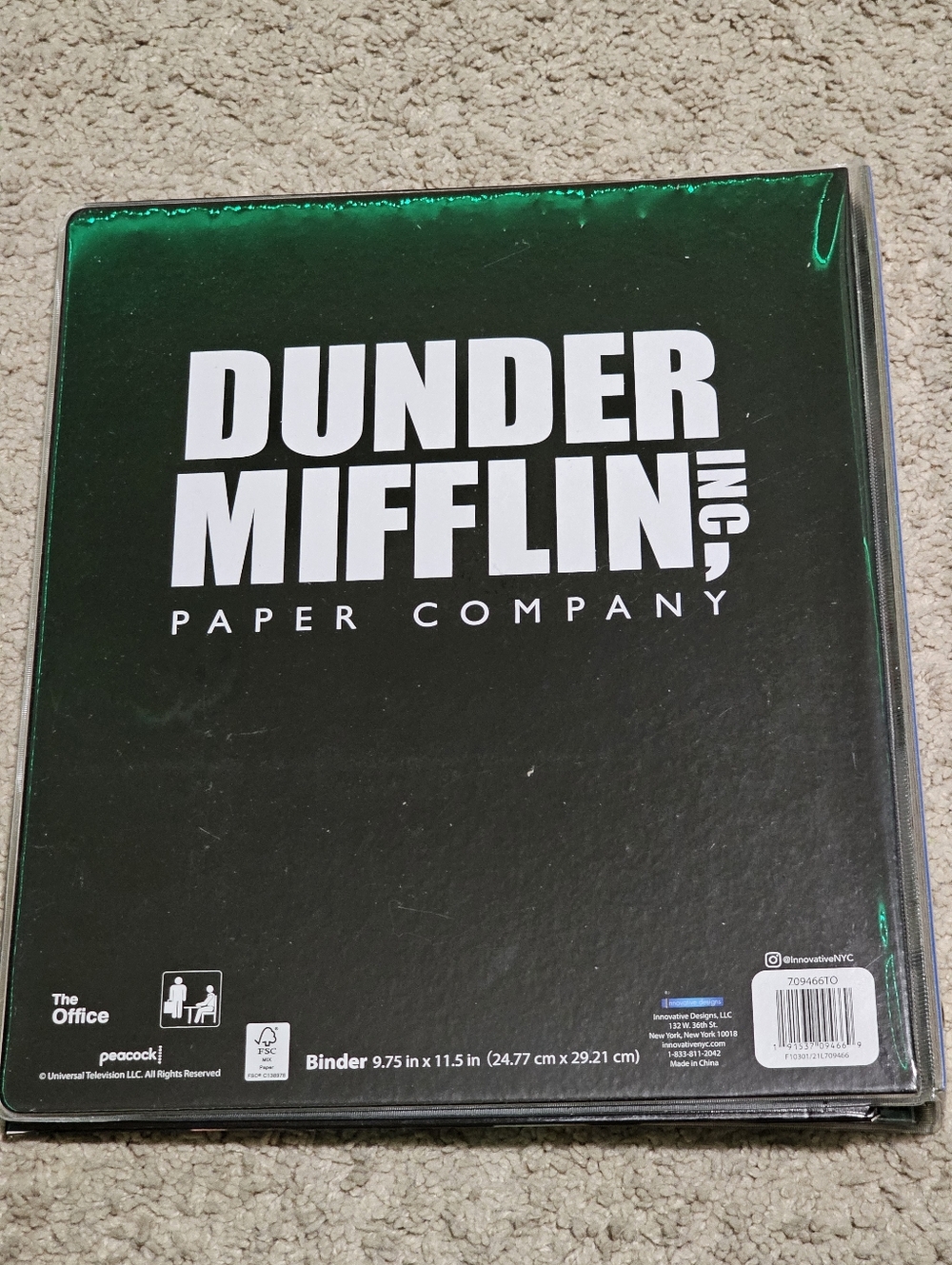 New! The Office Dunder Mifflin Memorabilia Bundle - Binder / Folder / Notebook - Picture 3 of 11